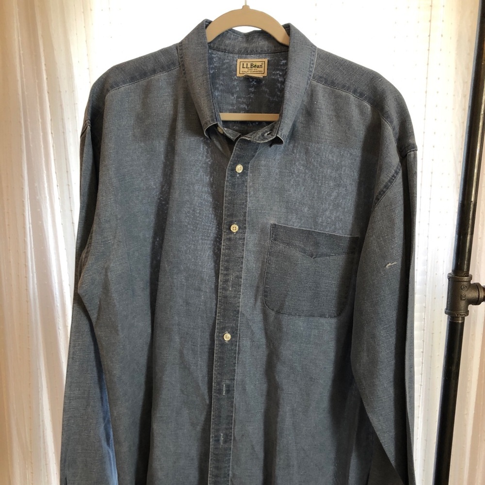 LL Bean denim shirt